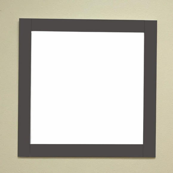 Bellaterra Home Solid wood frame mirror-espresso