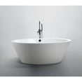thumbnail image 1 of Bellaterra Home Udine 67 inch Freestanding Bathtub in Glossy White, 1 of 5