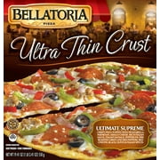 Bellatoria Ultra Thin Crust Ultimate Supreme Frozen Pizza with Marinara Sauce 19.41 oz