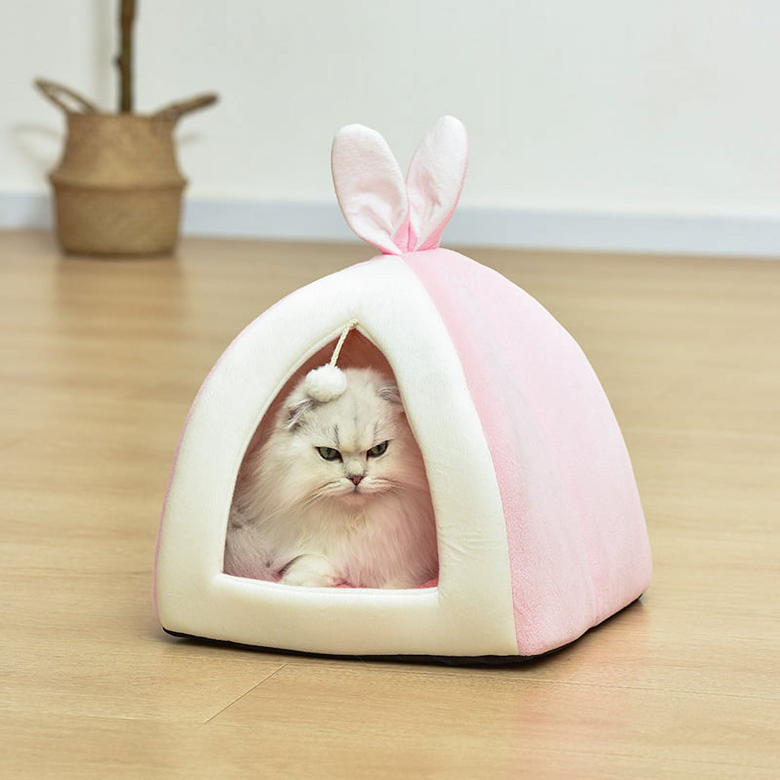 Bellaven Cat Den Rabbit Bed Cave Cozy Guinea Pig Hideout Cute Rabbit