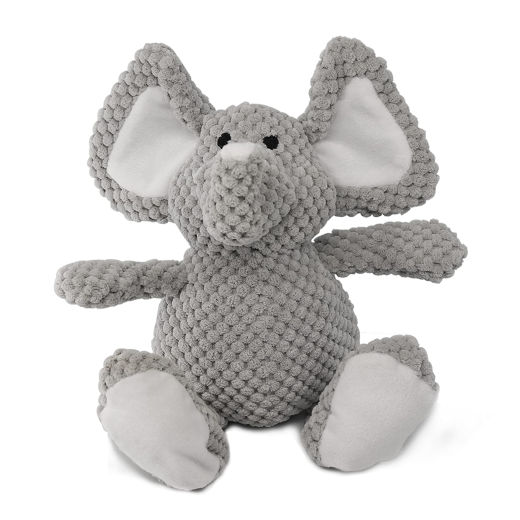 Bellaven Dog Plush Toy, Sturdy Squeaky Toy with Soft Natural Corduroy