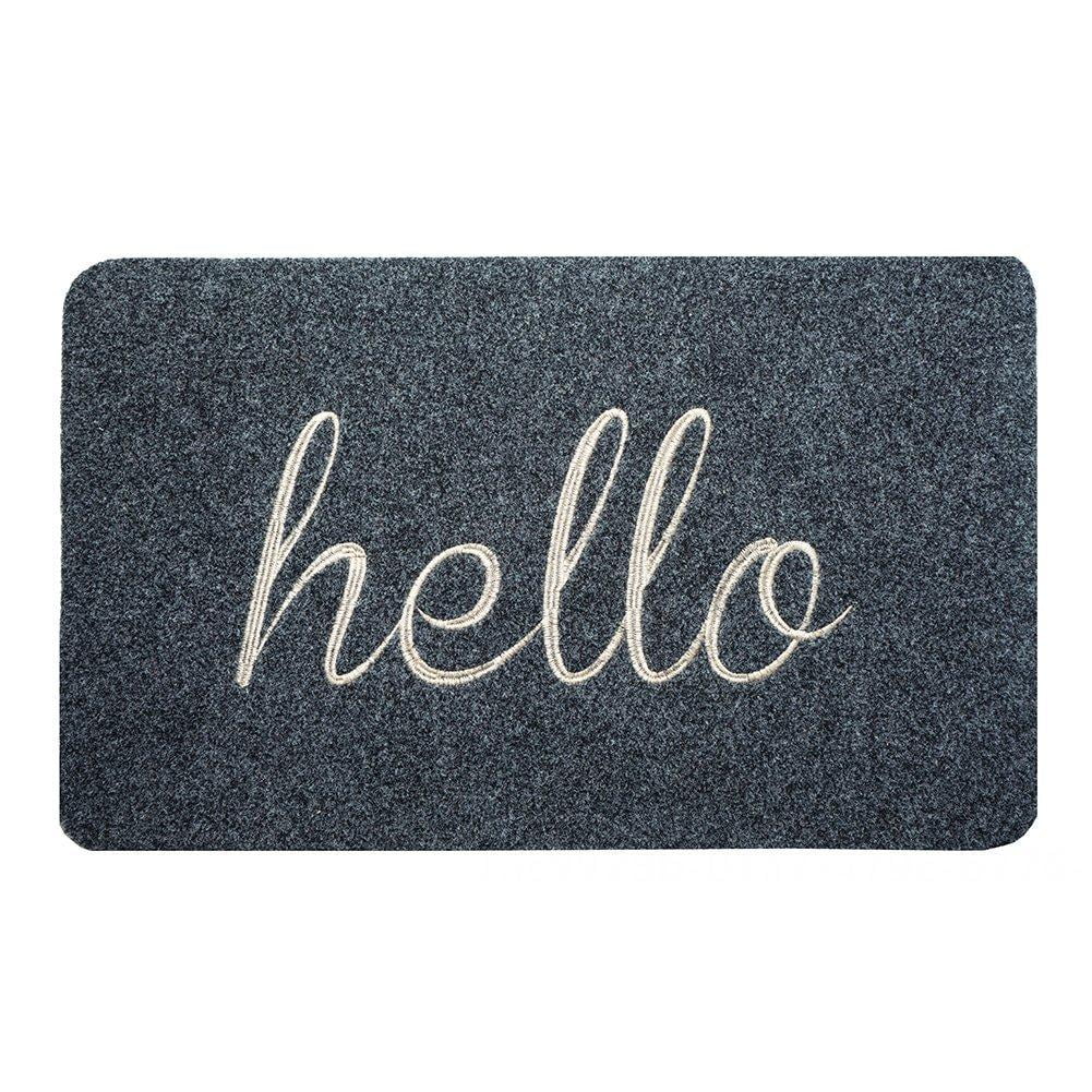 Bellaven Door Mat (24 inchx16 inch), Durable Welcome Mat Low Profile Floor Mat Front Doormat Indoor Outdoor Doormat Non Slip Rugs for Entryway, Patio