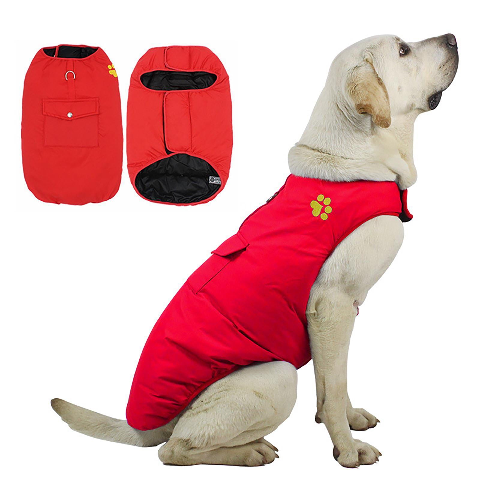 Bellaven Winter Coat for Dogs, Waterproof Warm Dog Clothes, Dog Jacket