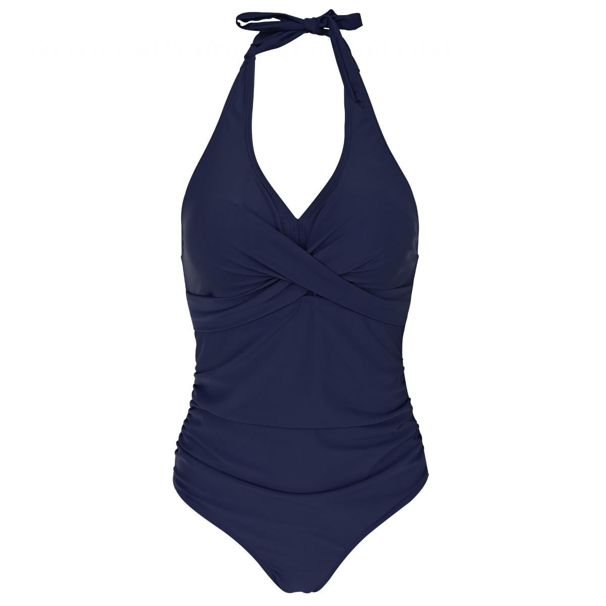 Bellaven Women's One Piece Swimsuit Belly V-neck Swimsuit - Walmart.com