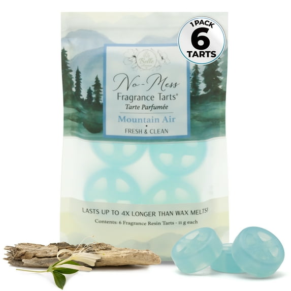 Belle Aroma® No-Mess Fragrance Tarts® - Mountain Air Scent, 6 count, 1 pack