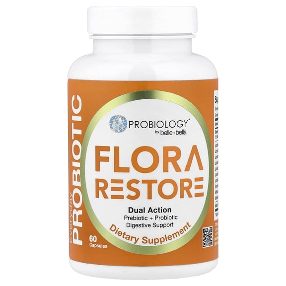 Belle+Bella Probiotic Flora Restore 60ct