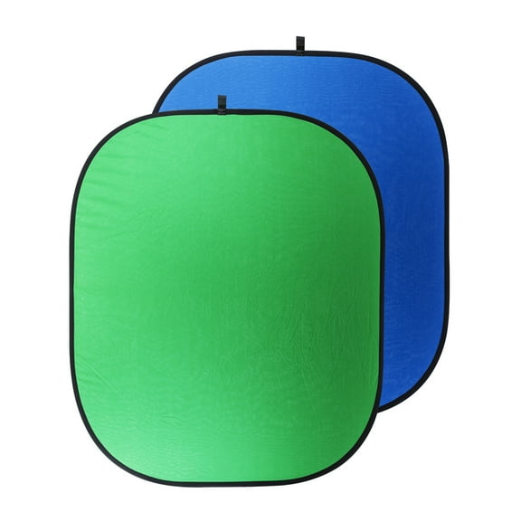 Belle Drape Collapsible Background - 60x72" (Blue/Green Chroma)