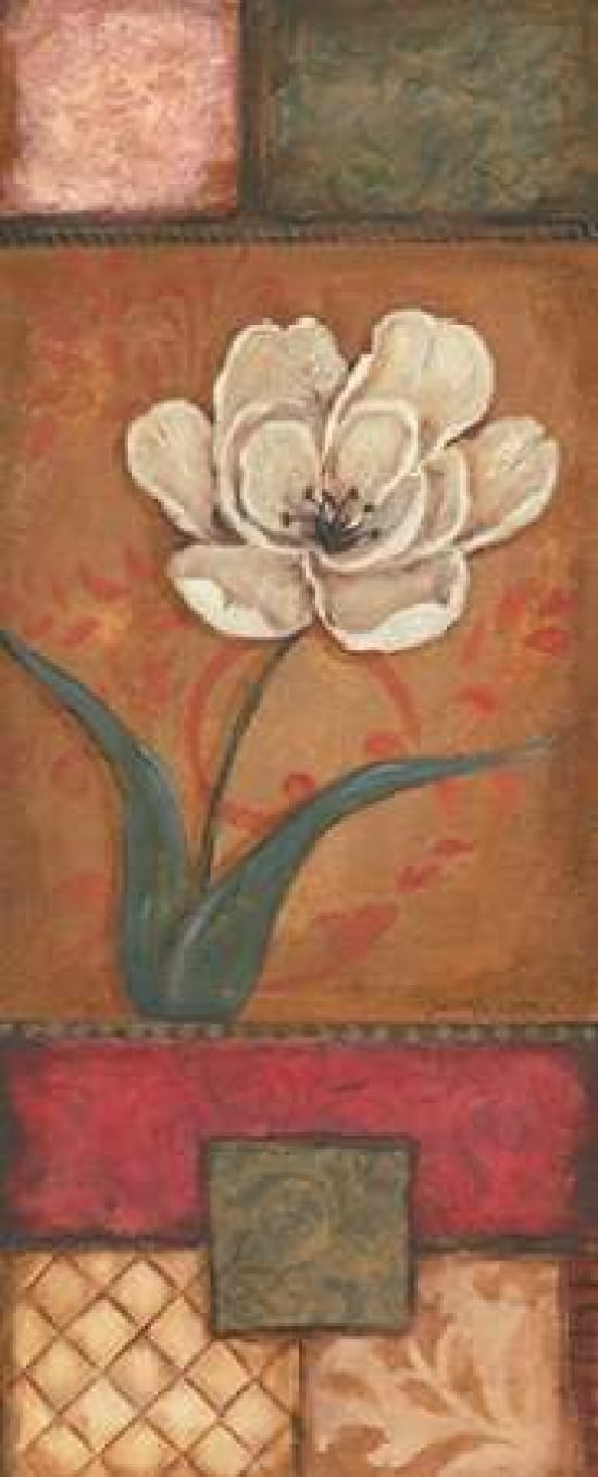 Belle Fleur I Canvas Art - Jo Moulton (10 x 20)