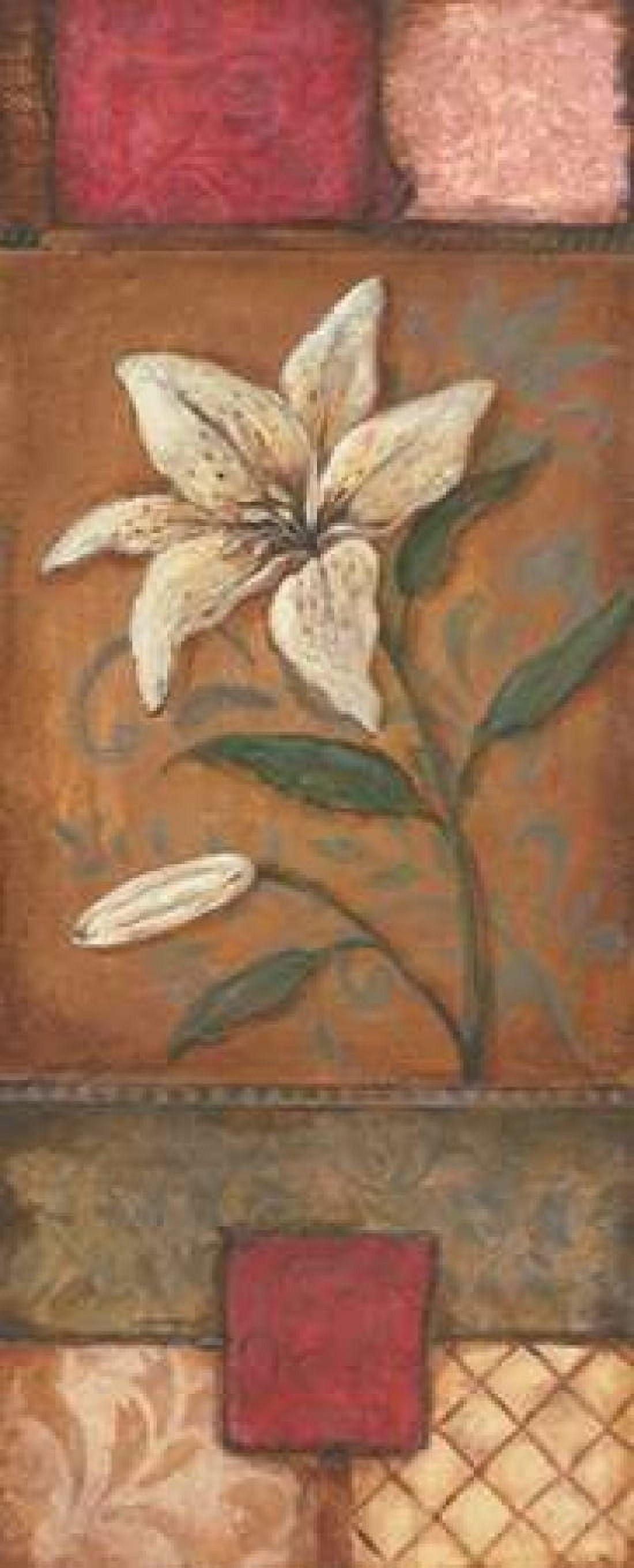 Belle Fleur II Canvas Art - Jo Moulton (24 x 48)