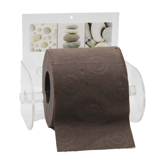 Evideco Belle Ile Toilet Tissue Paper One Roll Holder Suction Mounted