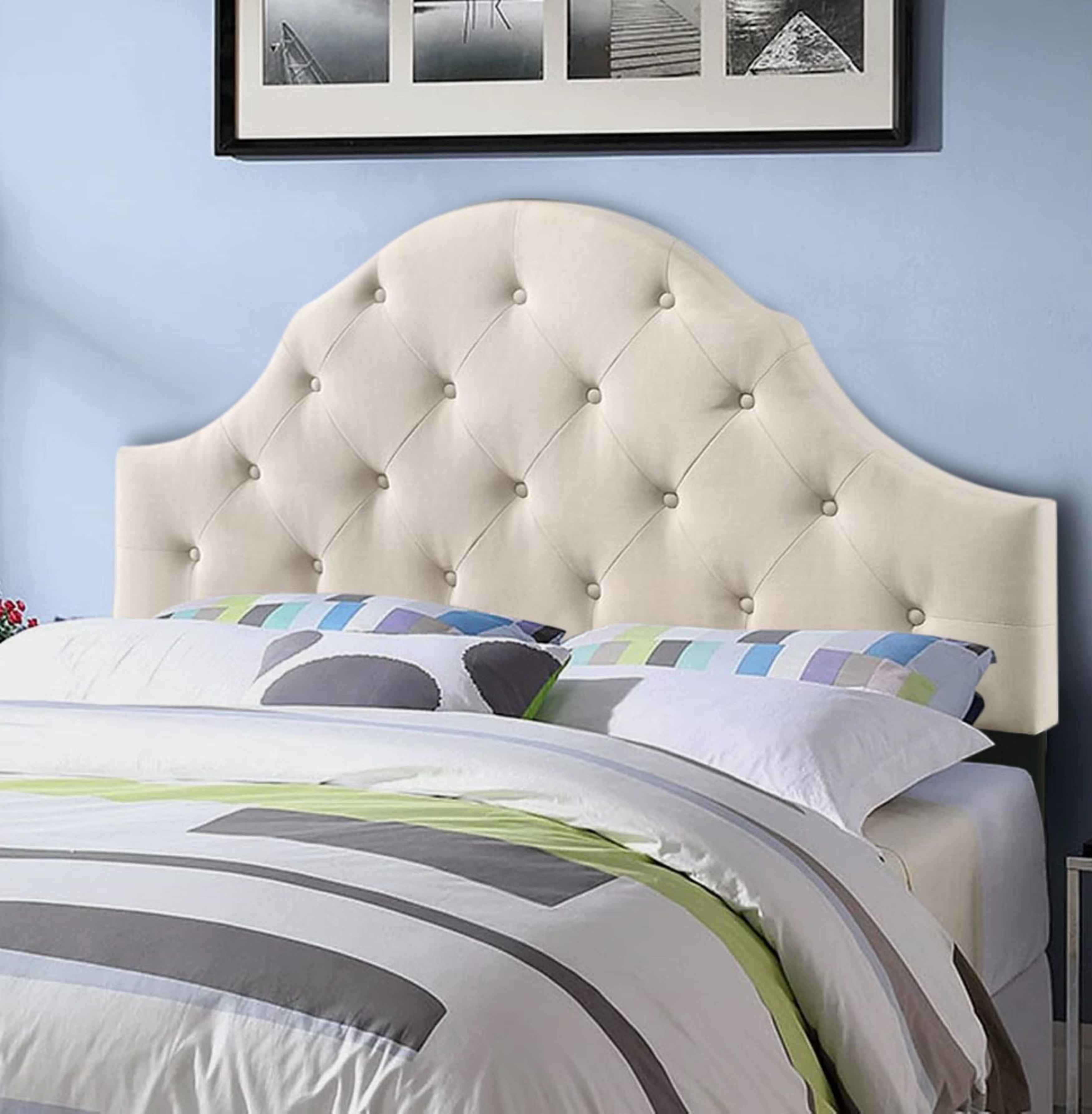 Belle Isle Furniture Winter Park Queen Size Headboard Beige