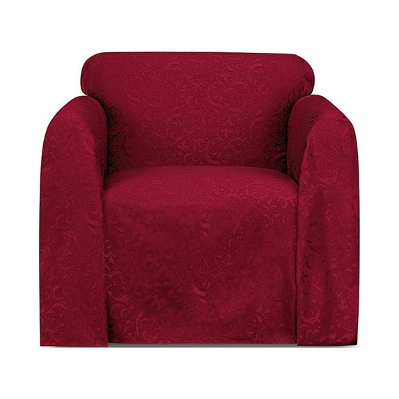 Belle Maison USA, LTD. Brianna Jacquard Chair Slipcover