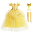 thumbnail image 1 of Belle Princess Costume Dress for Girls Halloween Fancy Cosplay Party Ball Gown 3-9Y, 1 of 7