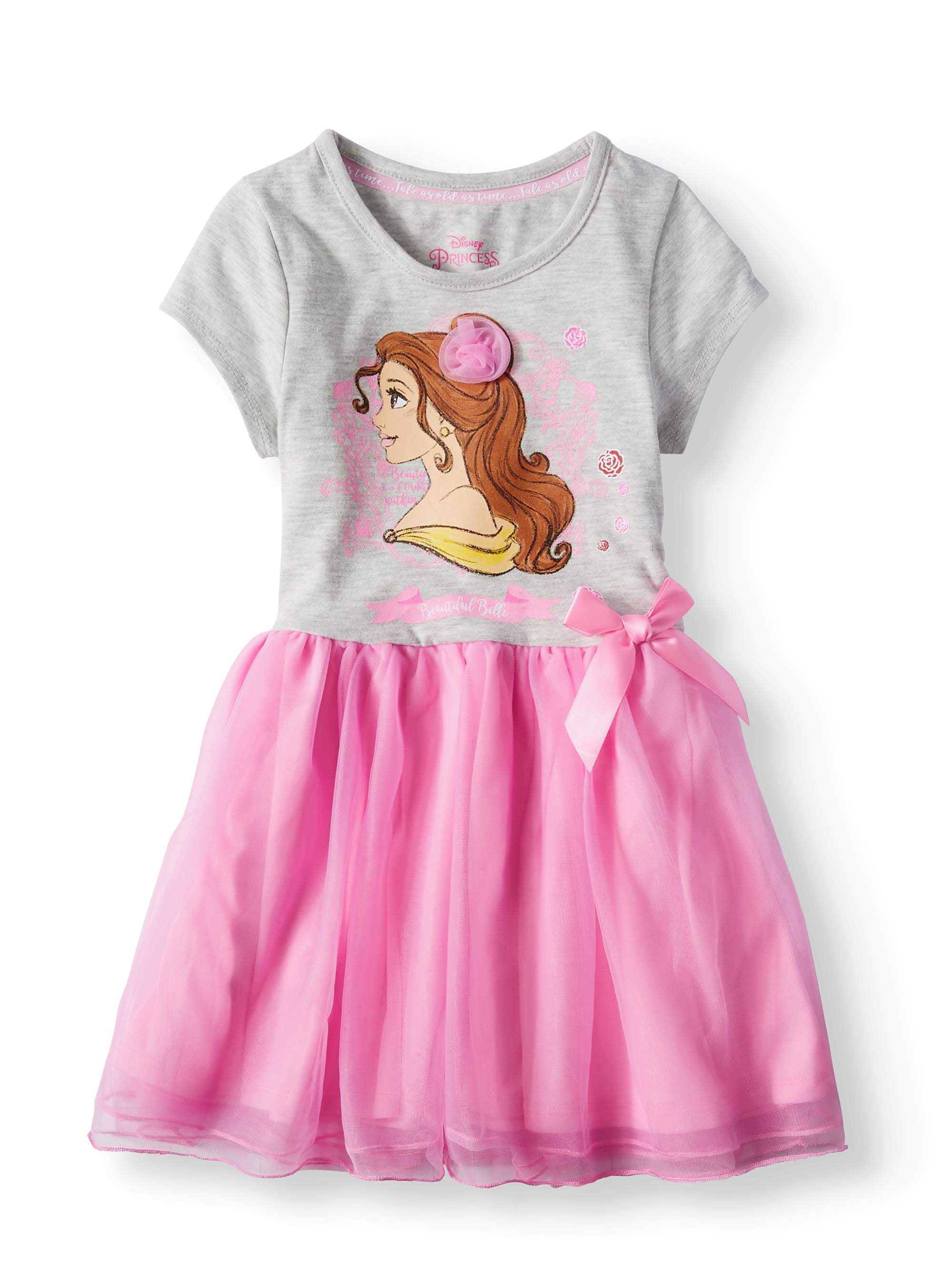 Belle Short Sleeve Tutu Dress (Little Girls)
