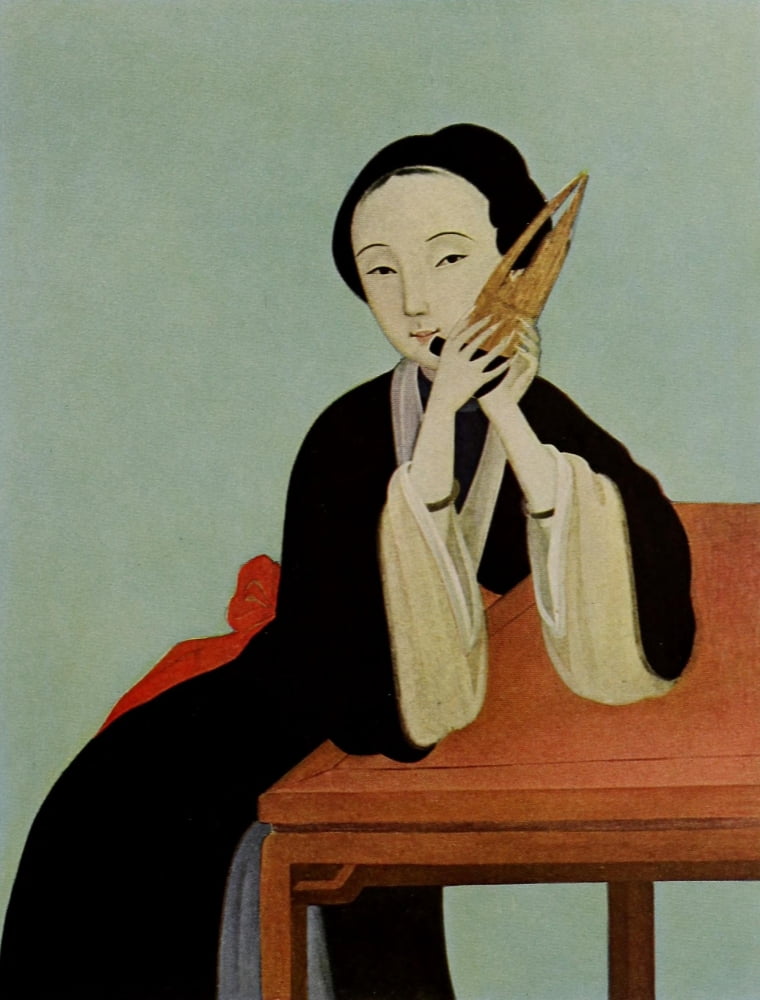Belle Skinner Collection of Old Musical instruments 1933 Sheng Canvas Art - Unknown (18 x 24)