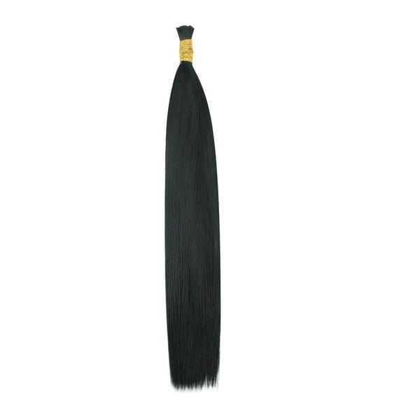 Belle Societe Rich Black 1b Straight 22in Braiding Hair 3 Bundles 150g All Ages Unisex