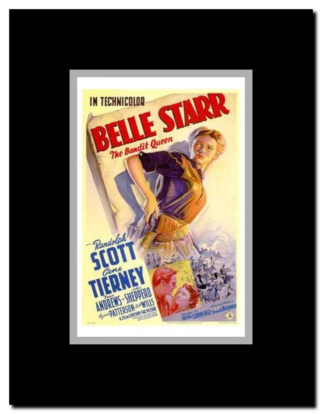 Belle Starr Framed Movie Poster