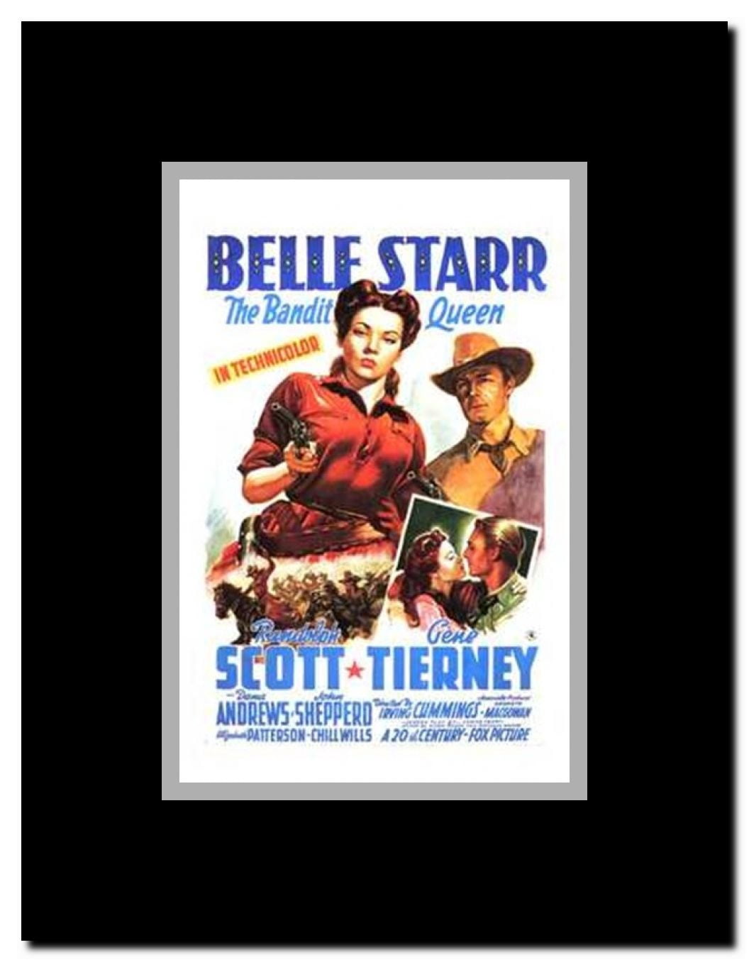 Belle Starr Framed Movie Poster