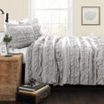 thumbnail image 1 of Belle Ultra-Soft Light Grey 3 Piece Quilt Set, King, 1 of 9