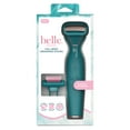 thumbnail interactive-video image 1 of Belle Women's Electric Full-Body Groomer with Exfoliator Brush and Trimmer Guides, 1 of 16