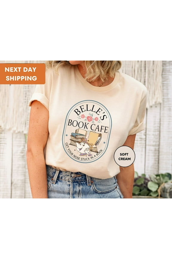 Belle's Book Club Shirt, Disney Matching Shirt, Disney Lover Gift Shirt, Disney Belle Princess, Book Lover Gift