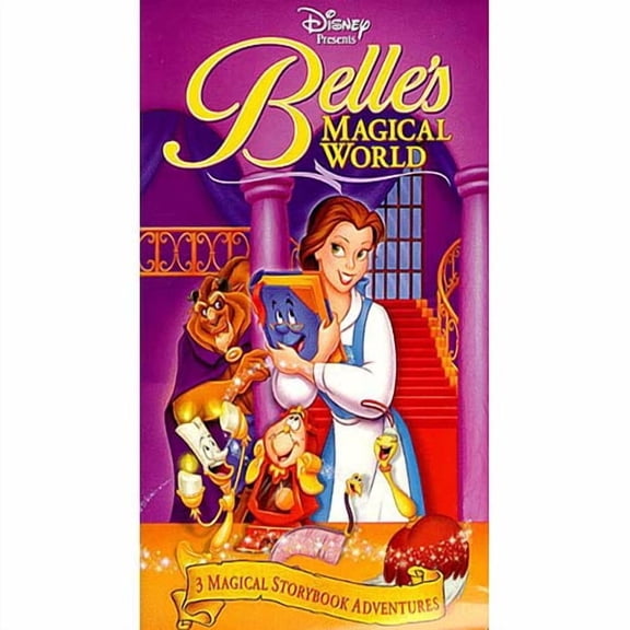 Belle's Magical World-Walt Disney (VHS, Clamshell) Tape 12546 COLLECTABLE RARE