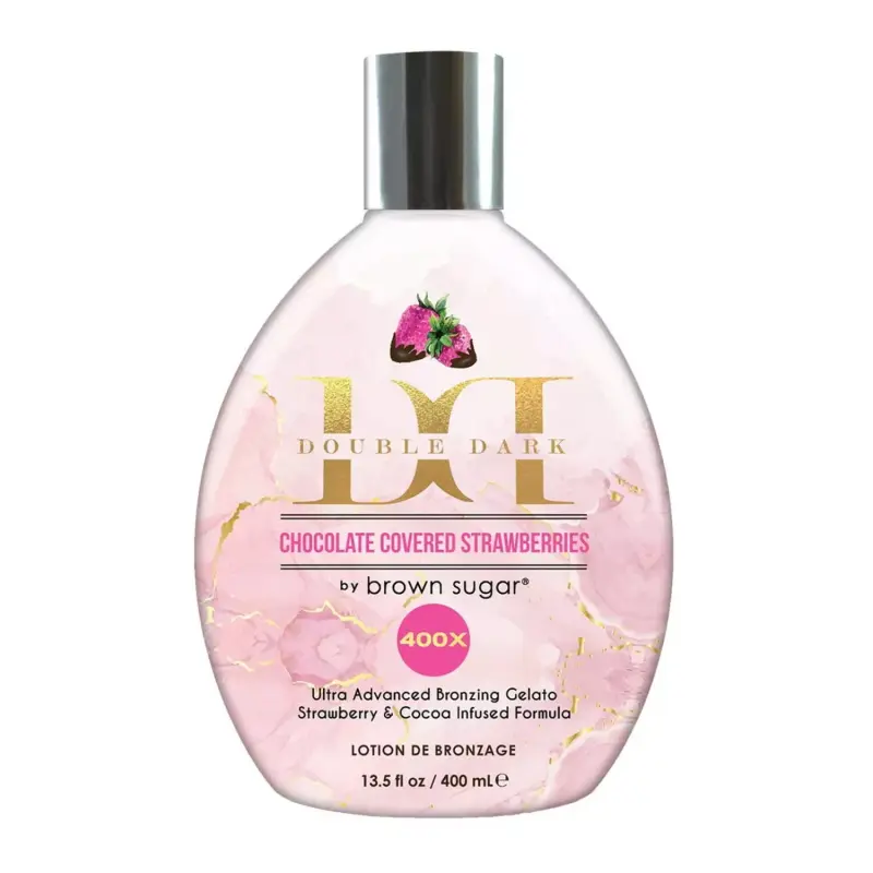 BelleElite Brown Sugar Double Dark Chocolate Covered Strawberries 400X