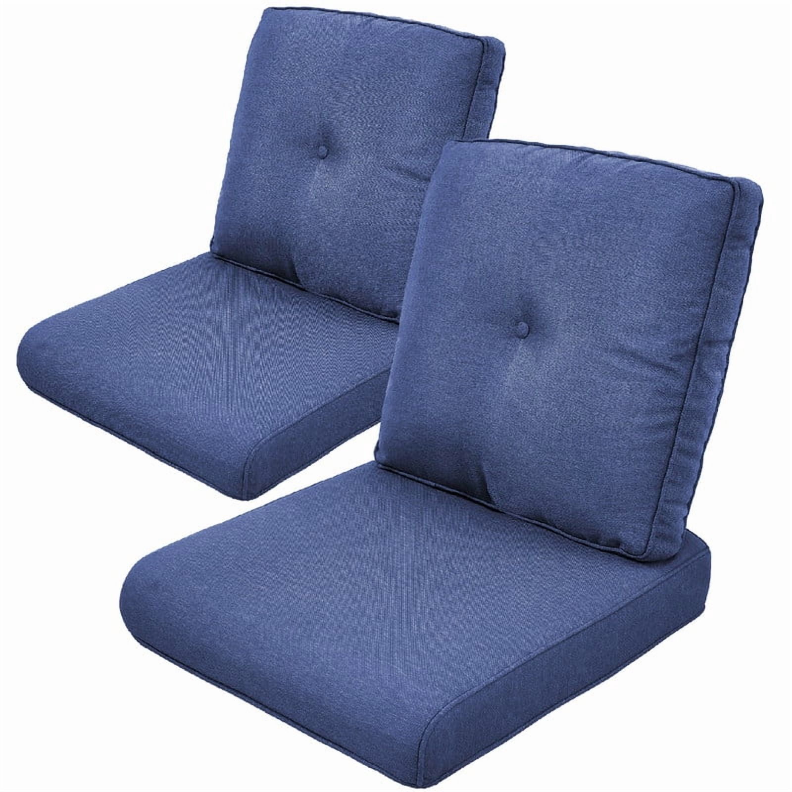 Bellefurn Deep Seat Cushion Set 25x22x4 inch Outdoor Cushions for Patio Furniture,Outdoor Chair Cushions Waterproof & Fade Resistant Patio Furniture Cushions for Wicker Chair,Sofa,Couch