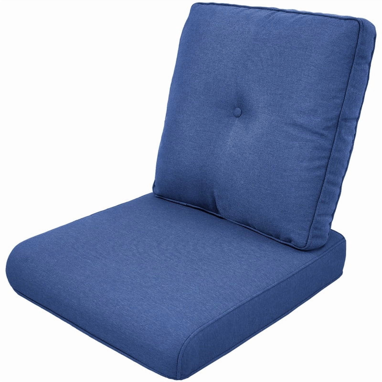 Bellefurn Deep Seat Cushion Set 25x22x4 inch Outdoor Cushions for Patio Furniture,Outdoor Chair Cushions Waterproof & Fade Resistant Patio Furniture Cushions for Wicker Chair,Sofa,Couch