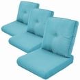 thumbnail image 1 of Bellefurn Deep Seat Cushion Set 25x22x4 inch Outdoor Cushions for Patio Furniture,Outdoor Chair Cushions Waterproof & Fade Resistant Patio Furniture Cushions for Wicker Chair,Sofa,Couch, 1 of 8