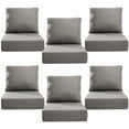 thumbnail image 1 of Bellefurn Luxury Outdoor Deep Seat Cushion 22 X 24 X 6 inch for Patio Furniture,Outdoor Sofa Cushions Chairs Cushions,Waterproof & Fade Resistant Patio Furniture Cushions for Wicker Chair,Couch, 1 of 11