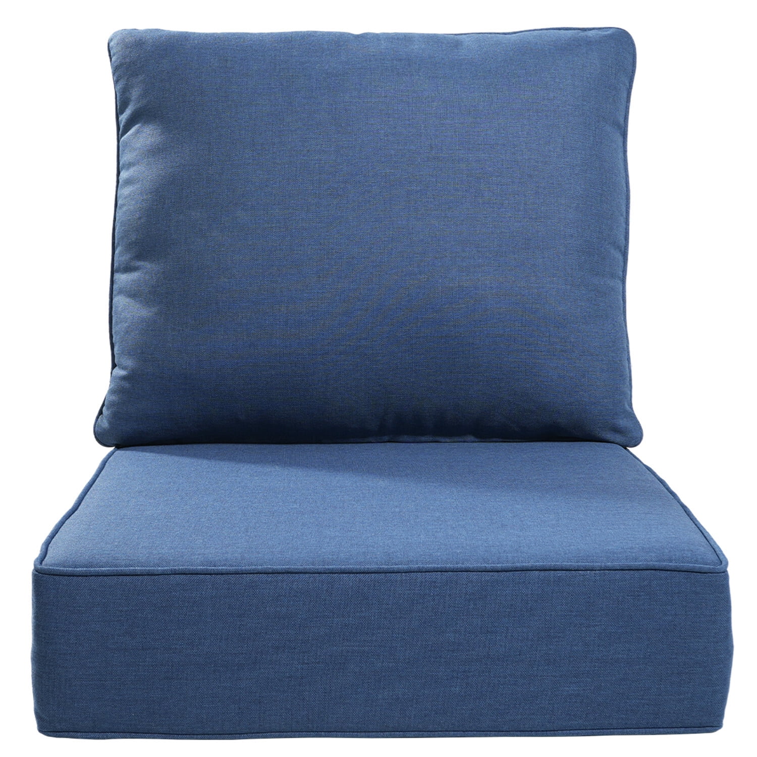 Bellefurn Luxury Outdoor Deep Seat Cushion 22 X 24 X 6 inch for Patio Furniture,Outdoor Sofa Cushions Chairs Cushions,Waterproof & Fade Resistant Patio Furniture Cushions for Wicker Chair,Couch