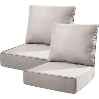 Bellefurn Outdoor Deep Seat Cushion 24 X 24 X 6 inch for Patio Furniture,Outdoor Chair Cushions Waterproof & Fade Resistant Patio Furniture Cushions for Wicker Chair, Sofa, Couch