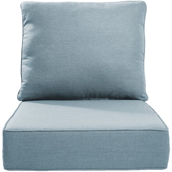 Bellefurn Outdoor Deep Seat Cushion 24 X 24 X 6 inch for Patio Furniture,Outdoor Chair Cushions Waterproof & Fade Resistant Patio Furniture Cushions for Wicker Chair, Sofa, Couch