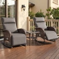 thumbnail image 1 of Bellefurn Outdoor Rocking Recliner Chairs,Patio Wicker Rocking Chairs Outdoor Lounge Chairs with Adjustable Backrest & Footrest,Reclining Lounge Rocker Chair for Outdoor,Fire Pit,Pool,Garden, 1 of 10