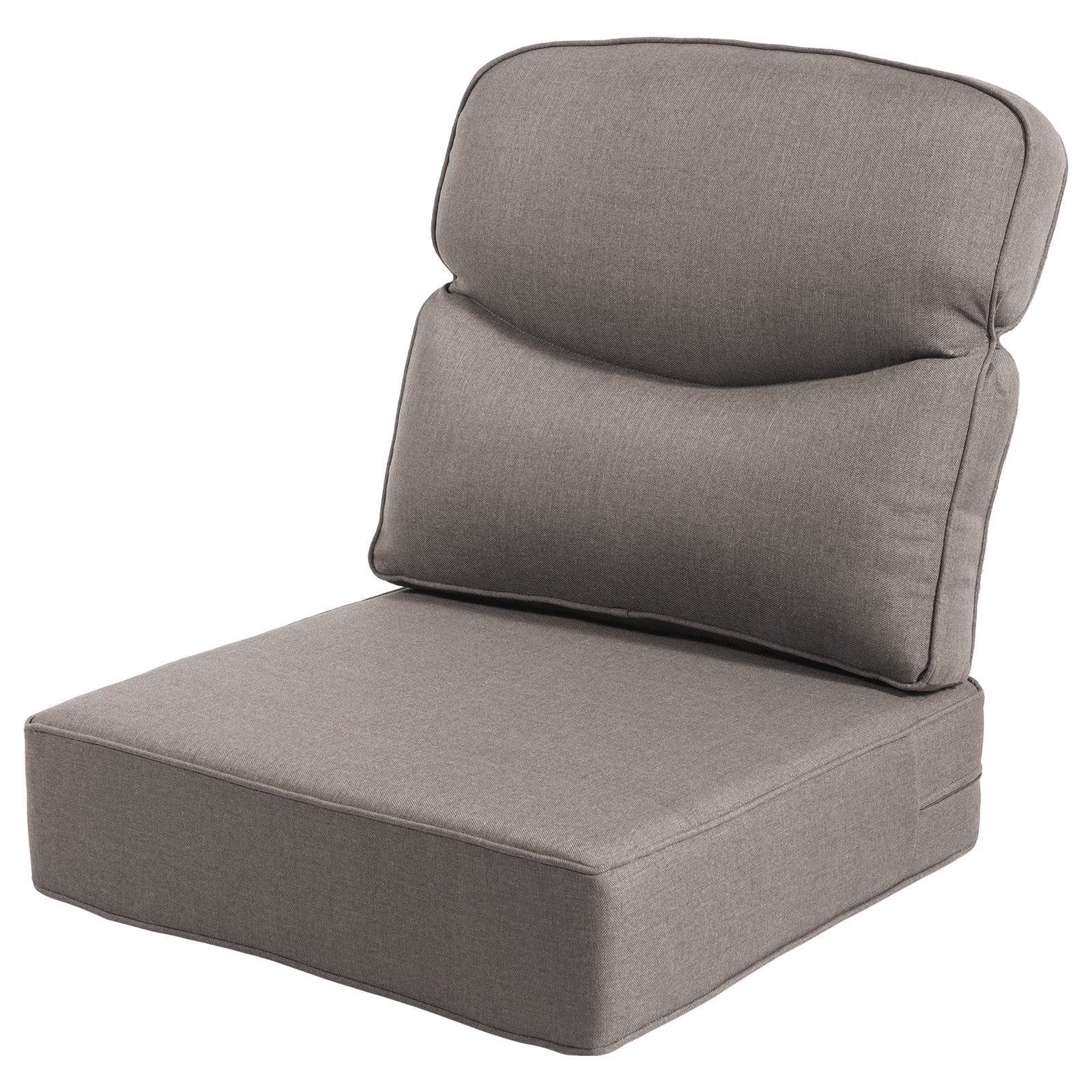 Bellefurn Outdoor Seat Cushions 22 X 24 X 6 inch for Patio Furniture,Outdoor Chair Cushions Outdoor Deep Seat Cushion with Water Resistant & Removable Cover Patio Cushions for Wicker Chair,Sofa,Couch