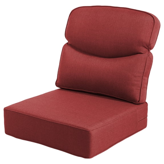 Bellefurn Outdoor Seat Cushions 22 X 24 X 6 inch for Patio Furniture,Outdoor Chair Cushions Outdoor Deep Seat Cushion with Water Resistant & Removable Cover Patio Cushions for Wicker Chair,Sofa,Couch