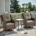 thumbnail image 1 of Bellefurn Patio Rocking Chairs Set of 2,Swivel Patio Chairs Outdoor Swivel Rocker With Side Table Patio Furniture Chairs Set for Porch Deck Backyard Garden, 1 of 10