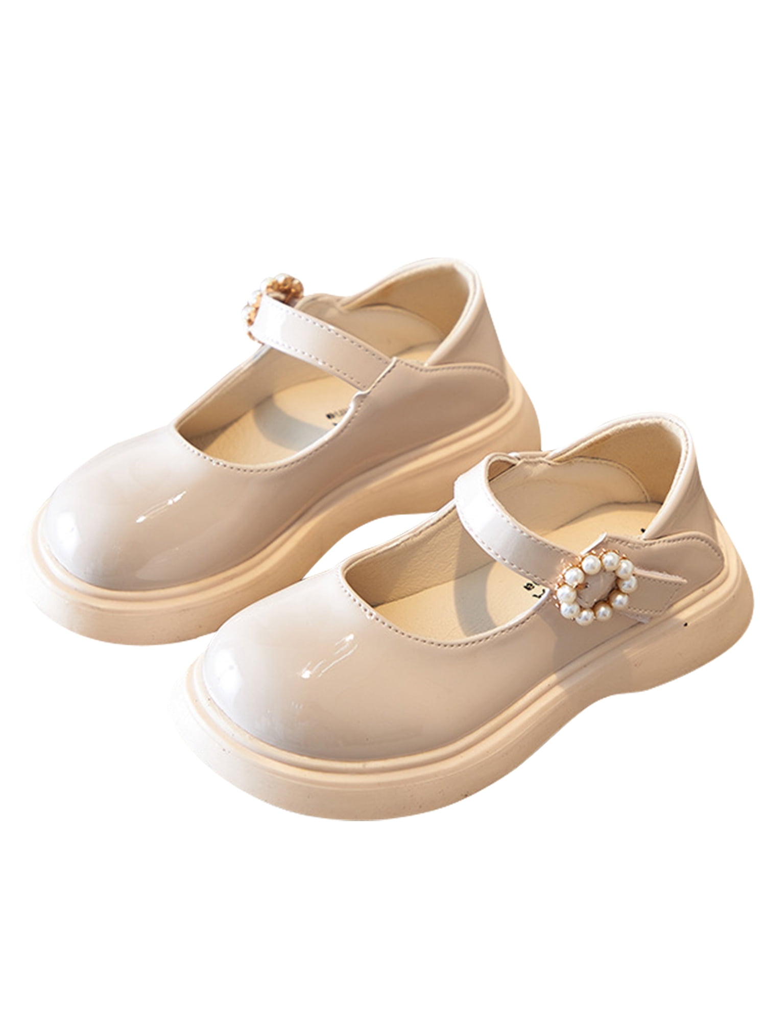 Bellella Girl's Princess Shoe Soft Sole Flats Patent Leather Mary Jane Casual Loafers School