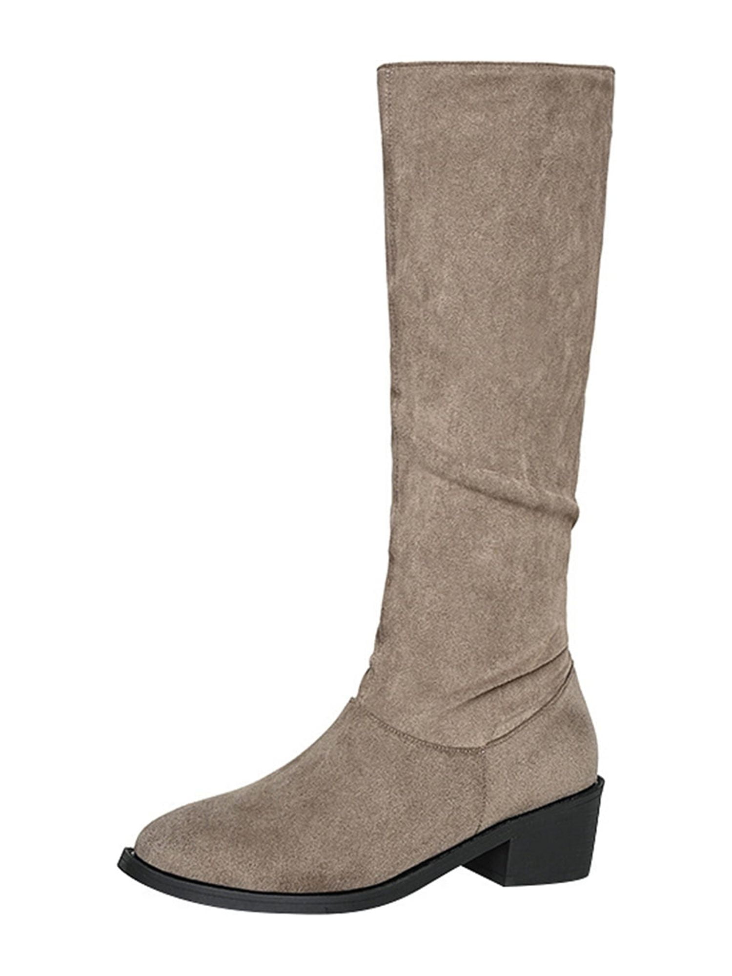 Bellella Ladies Knee High Boot Pull On Winter Shoes Casual Western