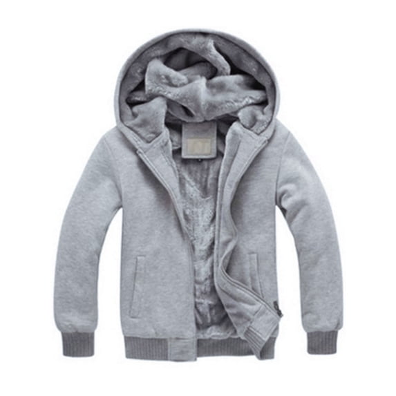Bellella Soft Thermal Jacket Winter Coat for Men Color Stitching Coat Fleece Lined Jacket Hooded Outerwear with Pockets
