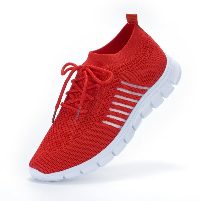 Sexy Dance Womens Sport Shoes, Lightweight Mesh Knit Sneakers