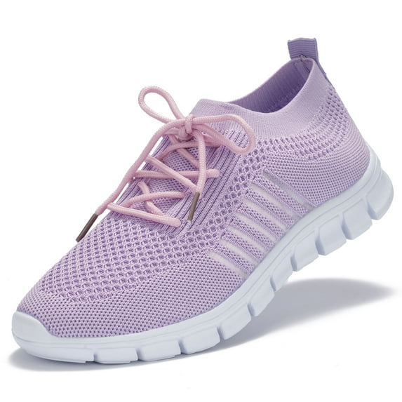 Bellella Womens Walking Shoes Elastic Sock Shoes Breathable Sport Shoes for Indoor/Outdoor Training