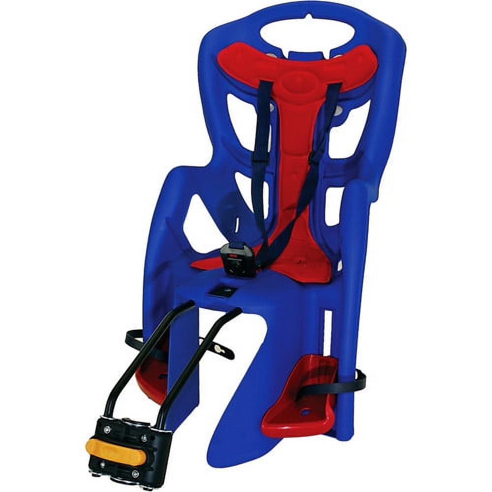 Bellelli Pepe Seatpost Mounted Baby Carrier, Red/Blue - image 1 of 5