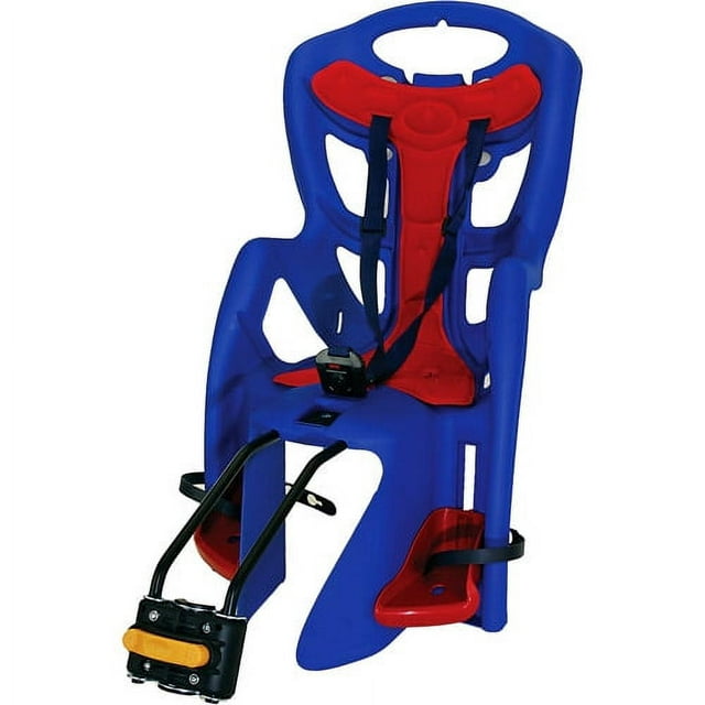 Bellelli Pepe Seatpost Mounted Baby Carrier, Red/Blue