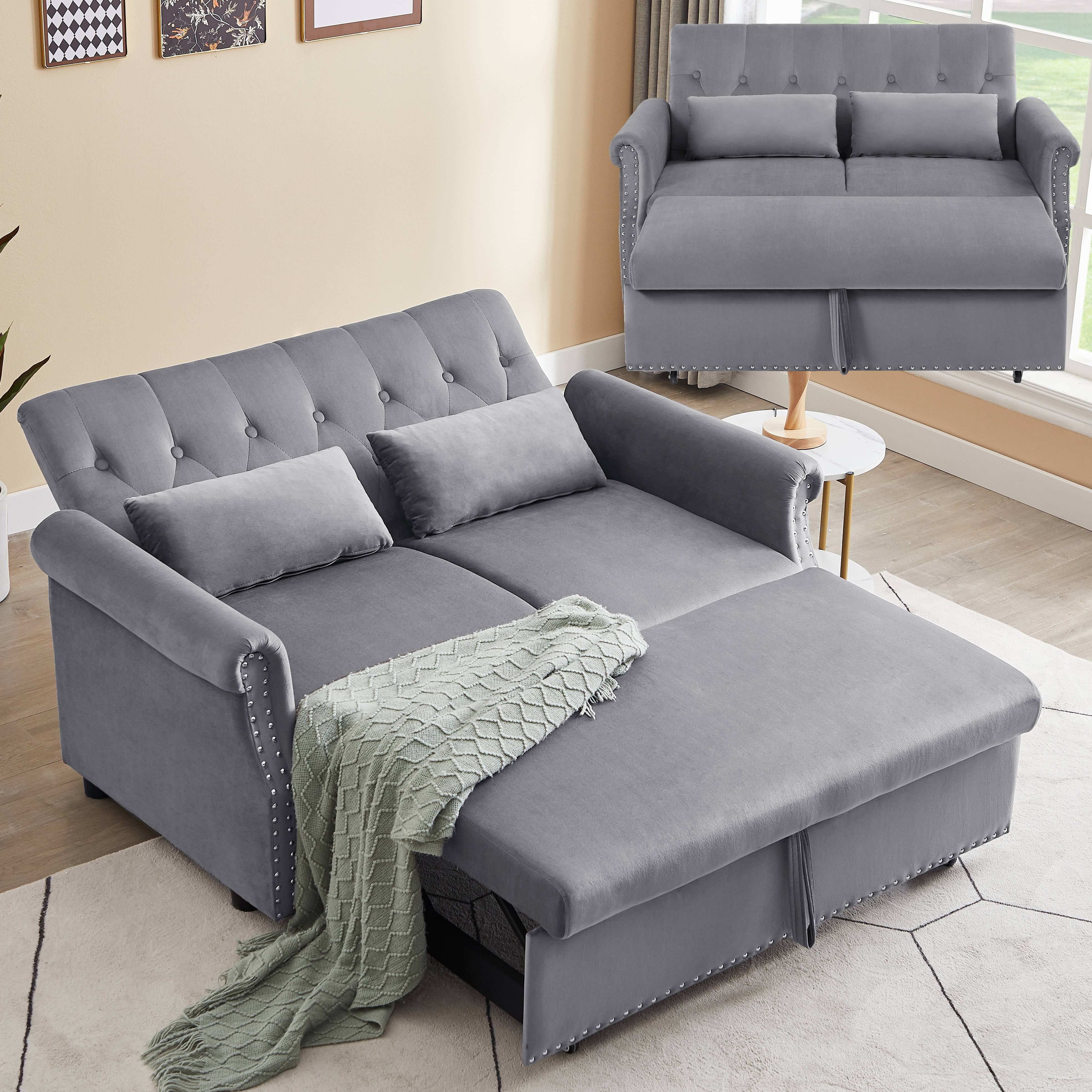 Bellemave 55 Pull Out Sleeper Sofa Bed