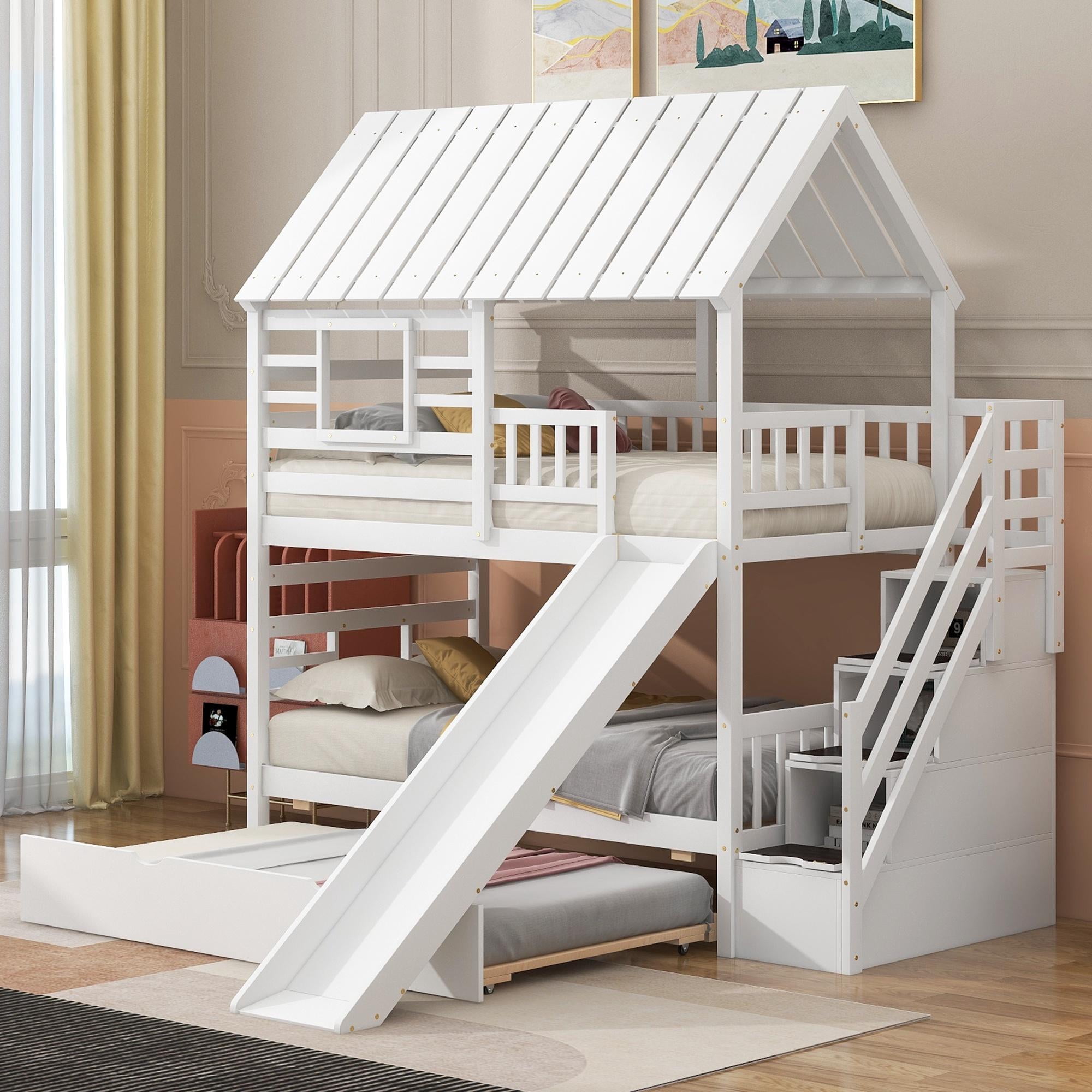 bellemave-twin-bunk-bed-with-trundle-slide-drawers-storage-staircase
