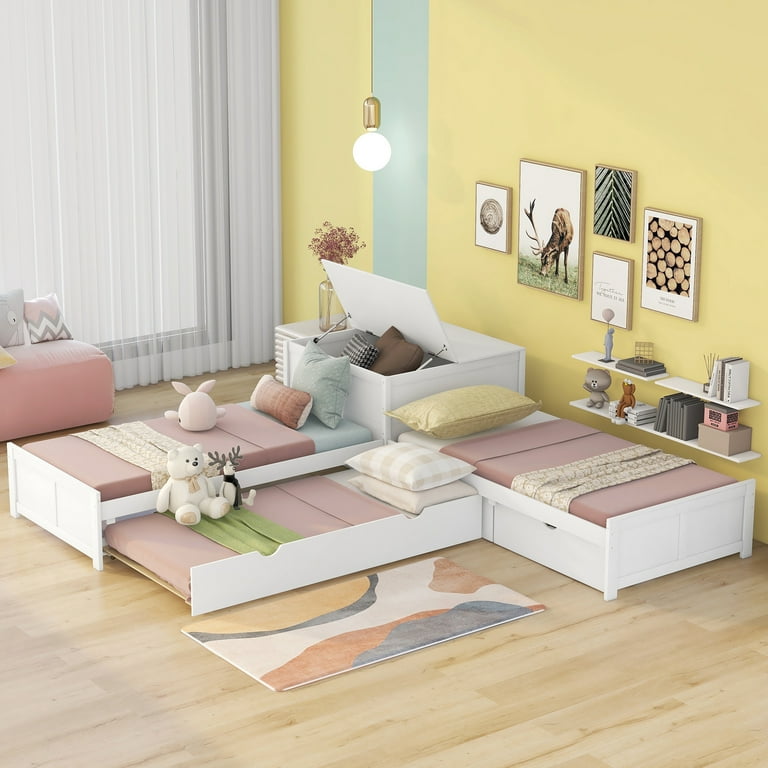 L shaped bed sale frame