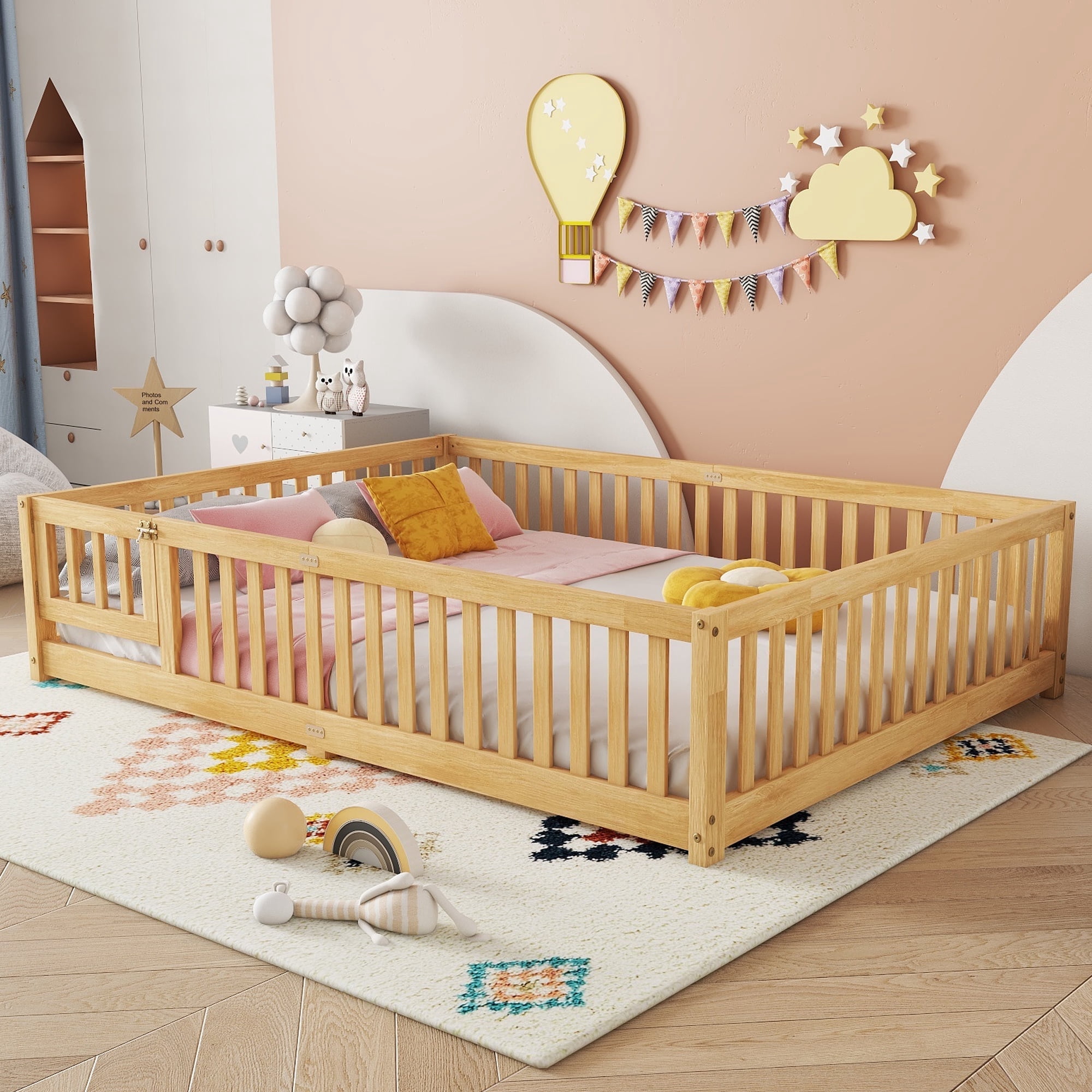 Queen Montessori Floor Bednull