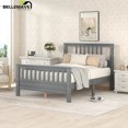 thumbnail image 1 of Bellemave Wood Bed Frame with Headboard and Footboard Modern Bedroom Furniture Full Platform Bed for Teens Adult, Full Size , Gray, 1 of 11